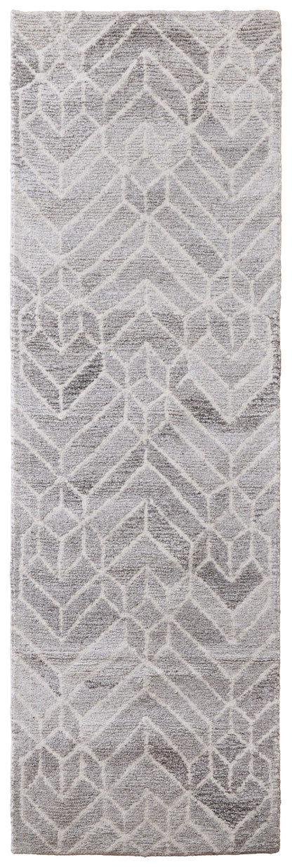 Asher Transitional Geometric - Taupe/Gray/Ivory