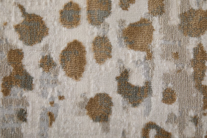 Waldor Modern Animal Print - Brown/Ivory/Tan Area Rug