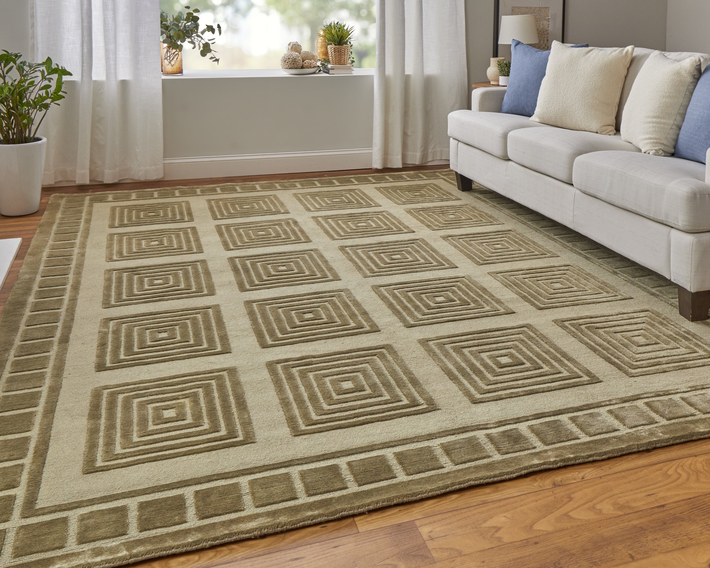 Channels Modern Geometric - Green
