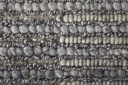 Herrick Modern Solid - Ivory/Gray Area Rug