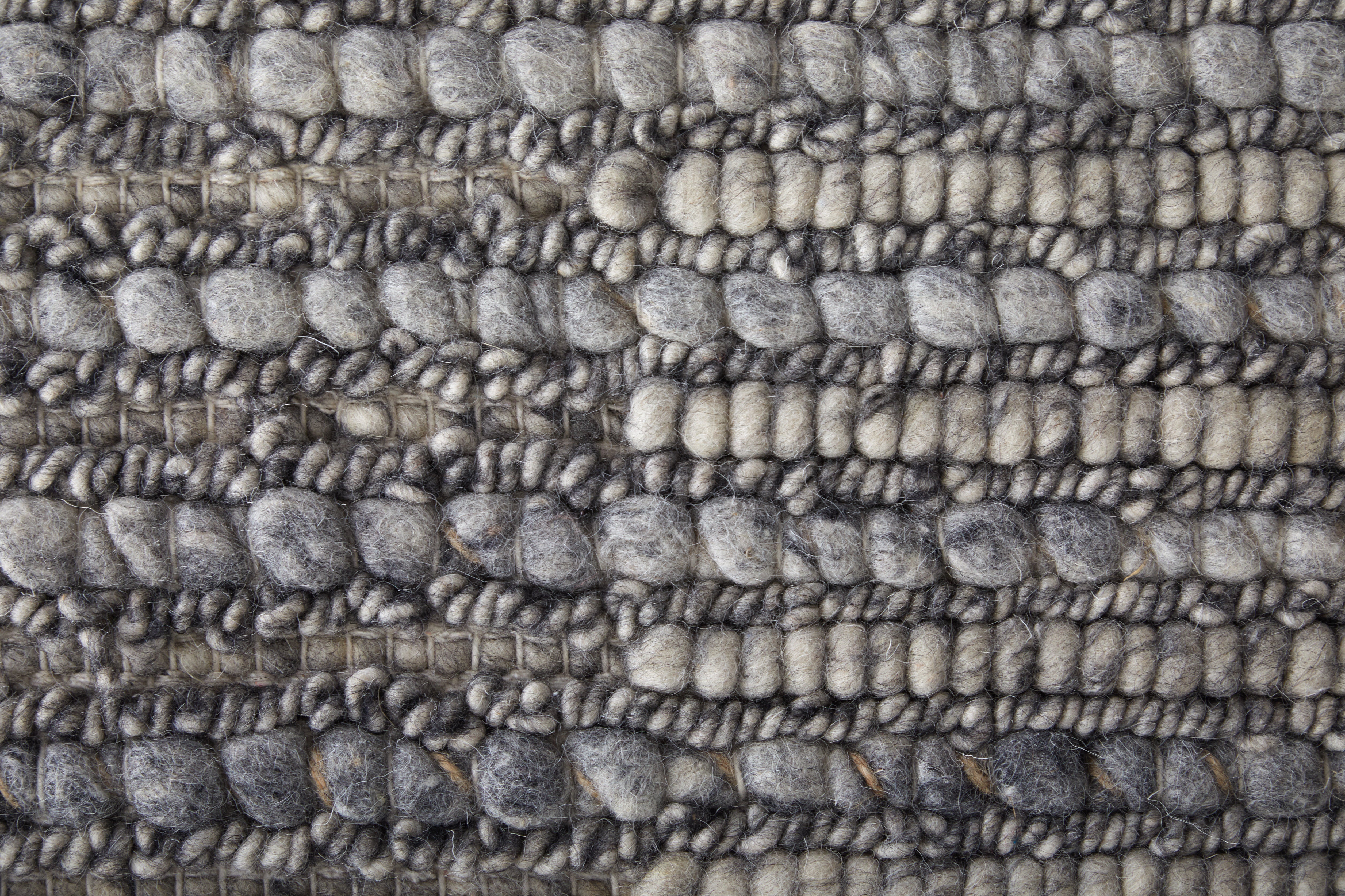 Herrick Modern Solid - Ivory/Gray Area Rug