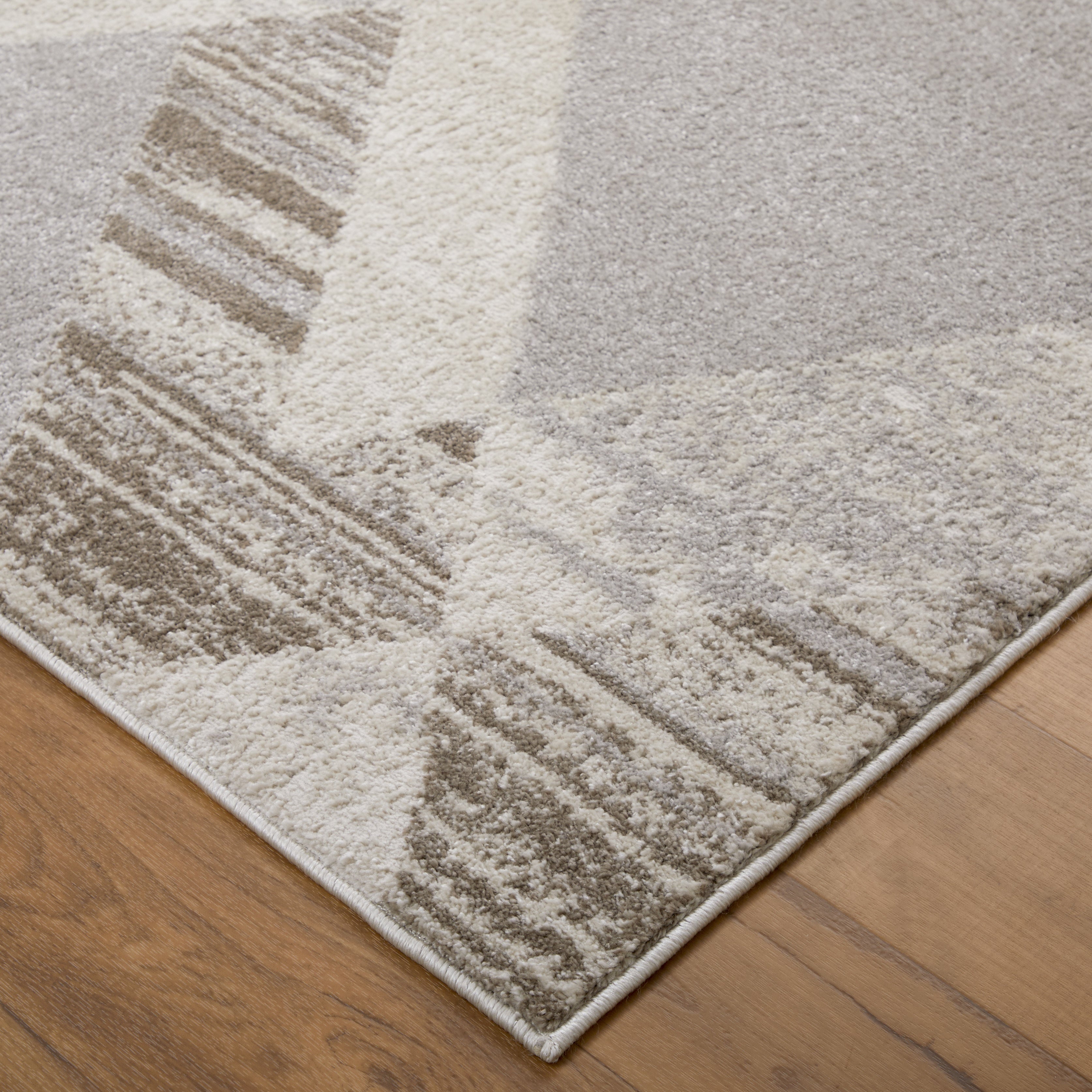 Vancouver Modern Geometric - Tan/Brown/Ivory Area Rug