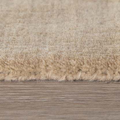 Luna Modern Solid - Tan Area Rug