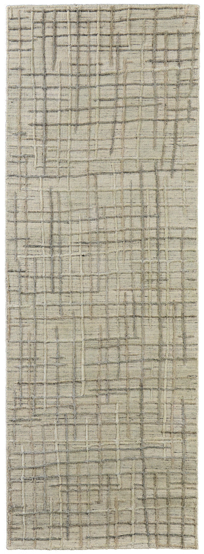 Kirkwood Transitional Abstract - Tan/Silver Area Rug