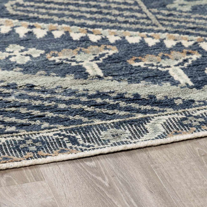 Bransgore Blue Luxury Wool Rug