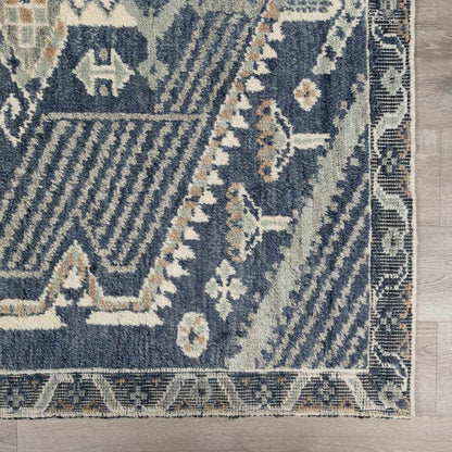 Bransgore Blue Luxury Wool Rug