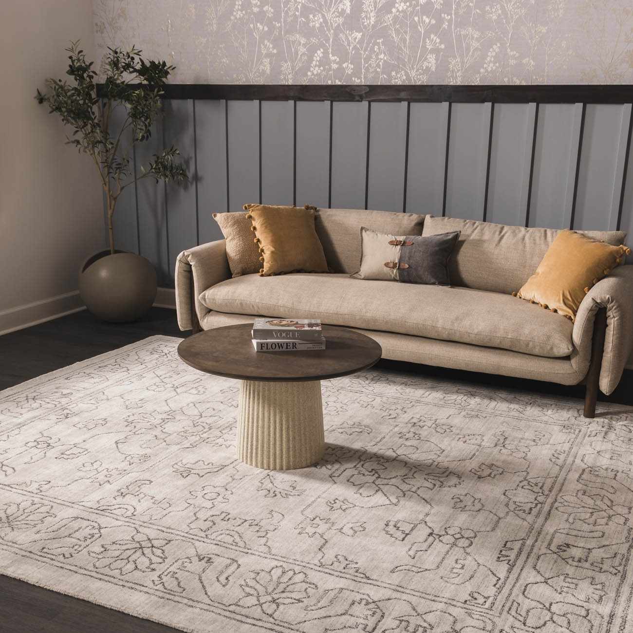 Chapman Premium Faux Silk Area Rug
