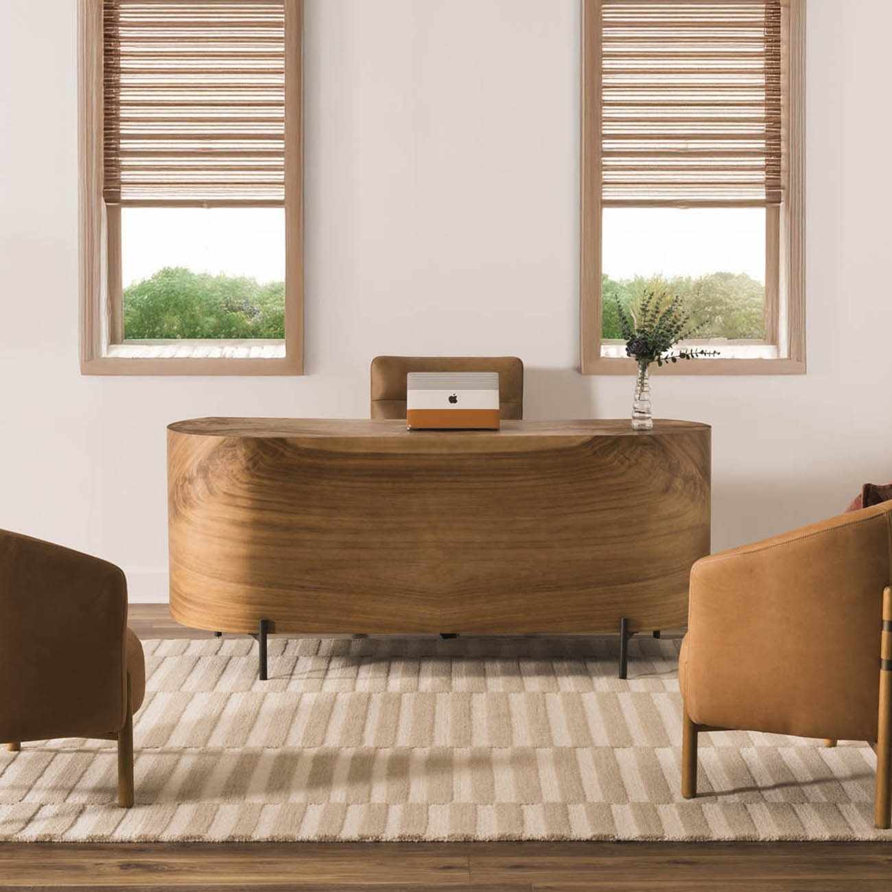 Idaho Broken-Striped Beige Area Rug | Our PNW Home X Livabliss