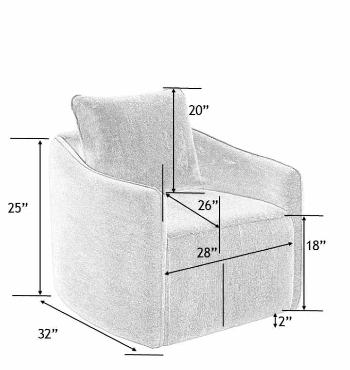 The Camden Swivel Chair