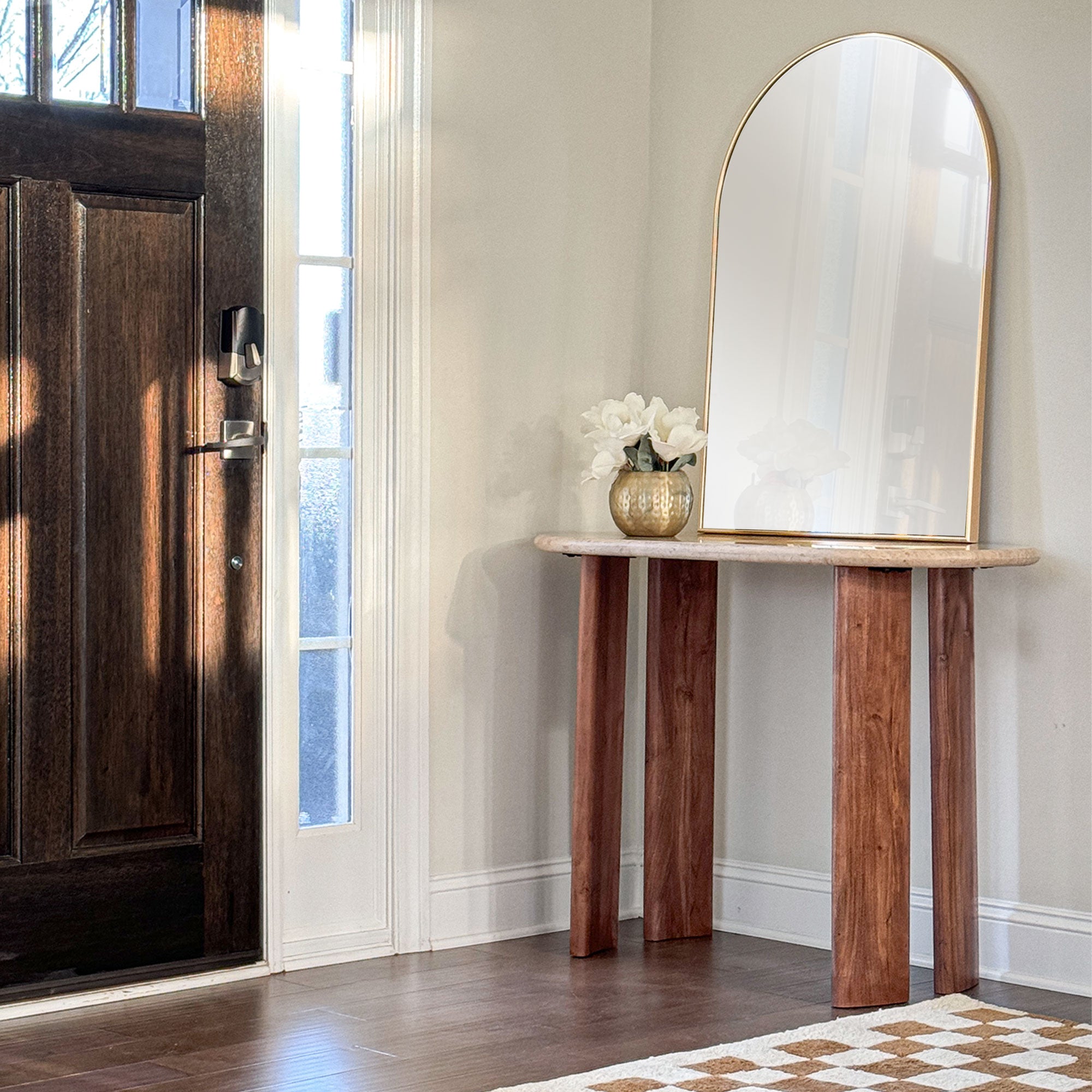 Classic Gold Arched Mirror