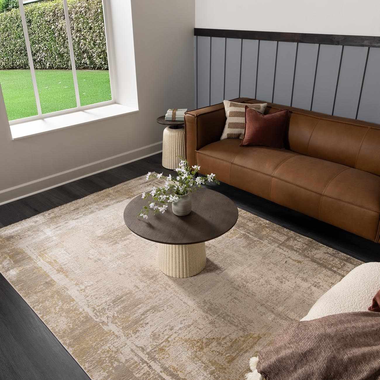 The Vela Faux Silk Rug