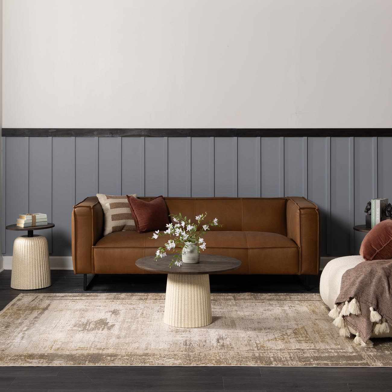 The Vela Faux Silk Rug