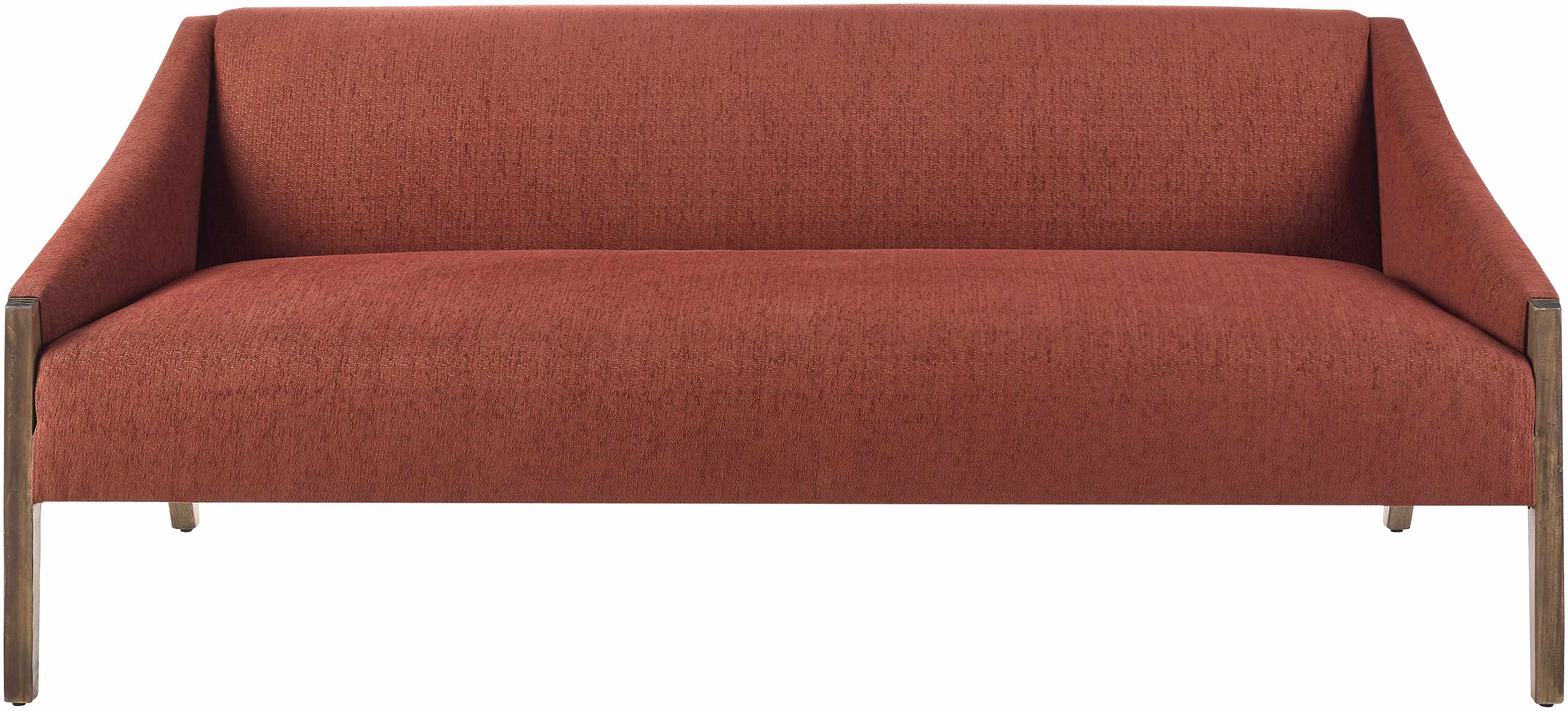 Chic Burnt Orange Sofa