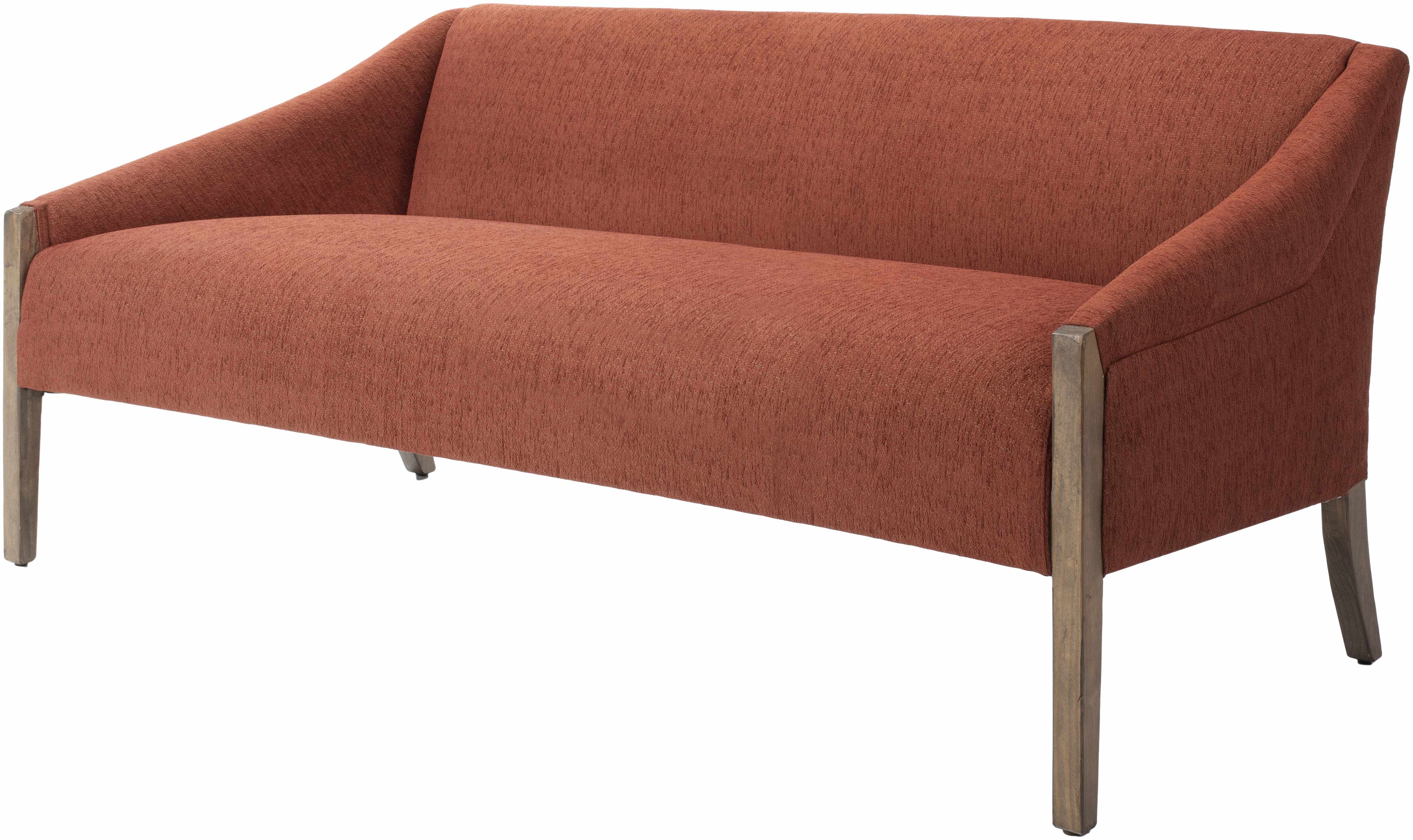 Chic Burnt Orange Sofa