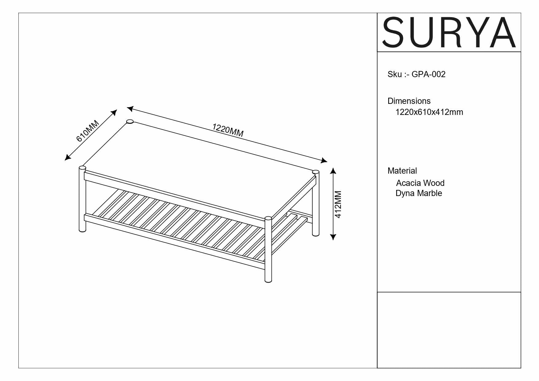 The Nexa Coffee Table
