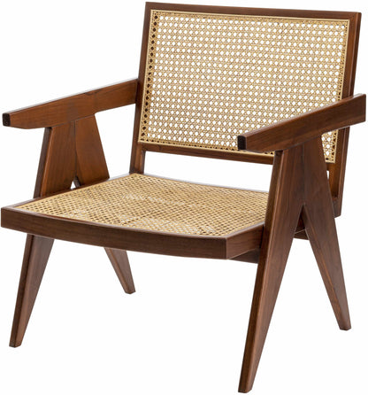 Kai Rattan & Wood Accent Chair