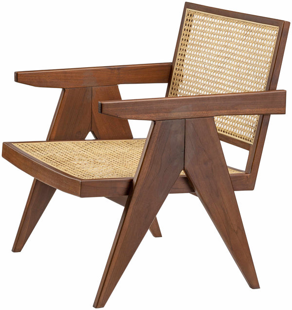 Kai Rattan & Wood Accent Chair