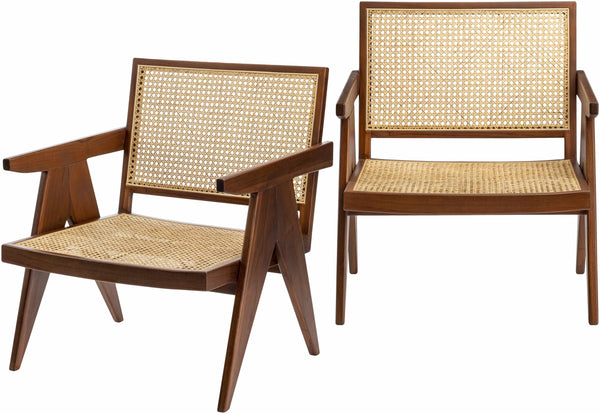 Kai Rattan & Wood Accent Chair