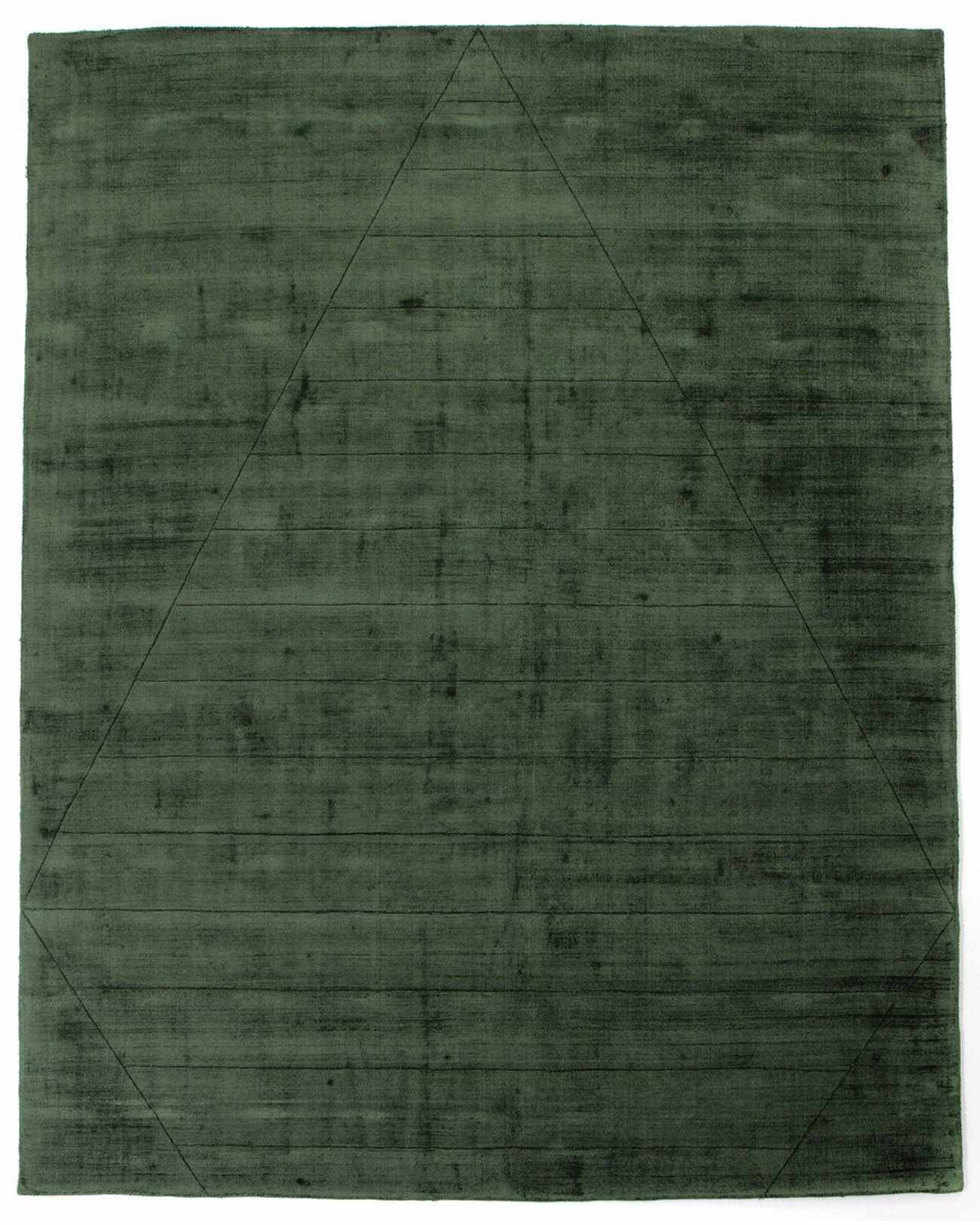 Sadzi Hand Carved Rug - Juniper Green