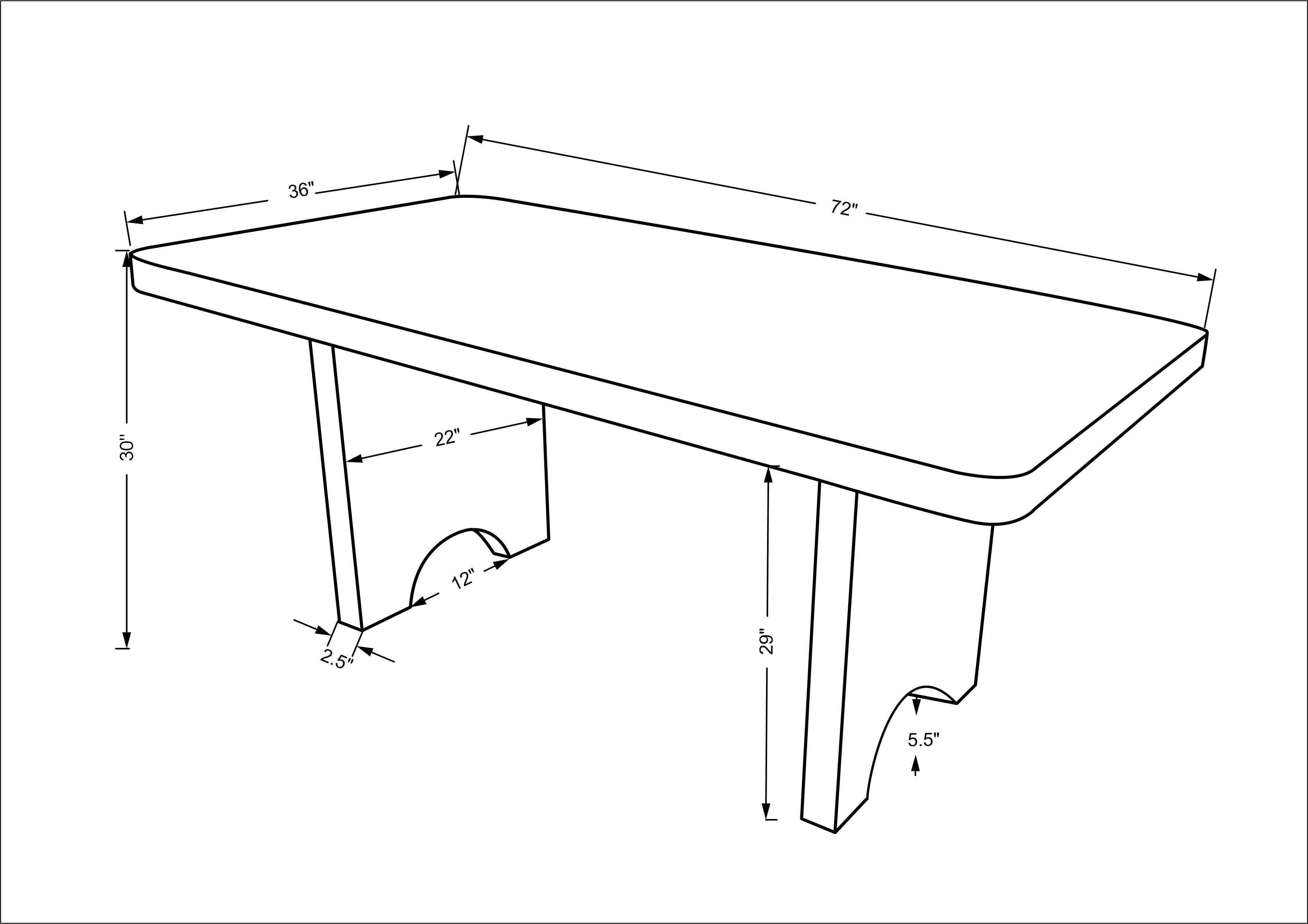 The Alouette Dining Table