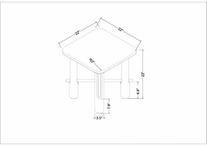 The Calyra End Table