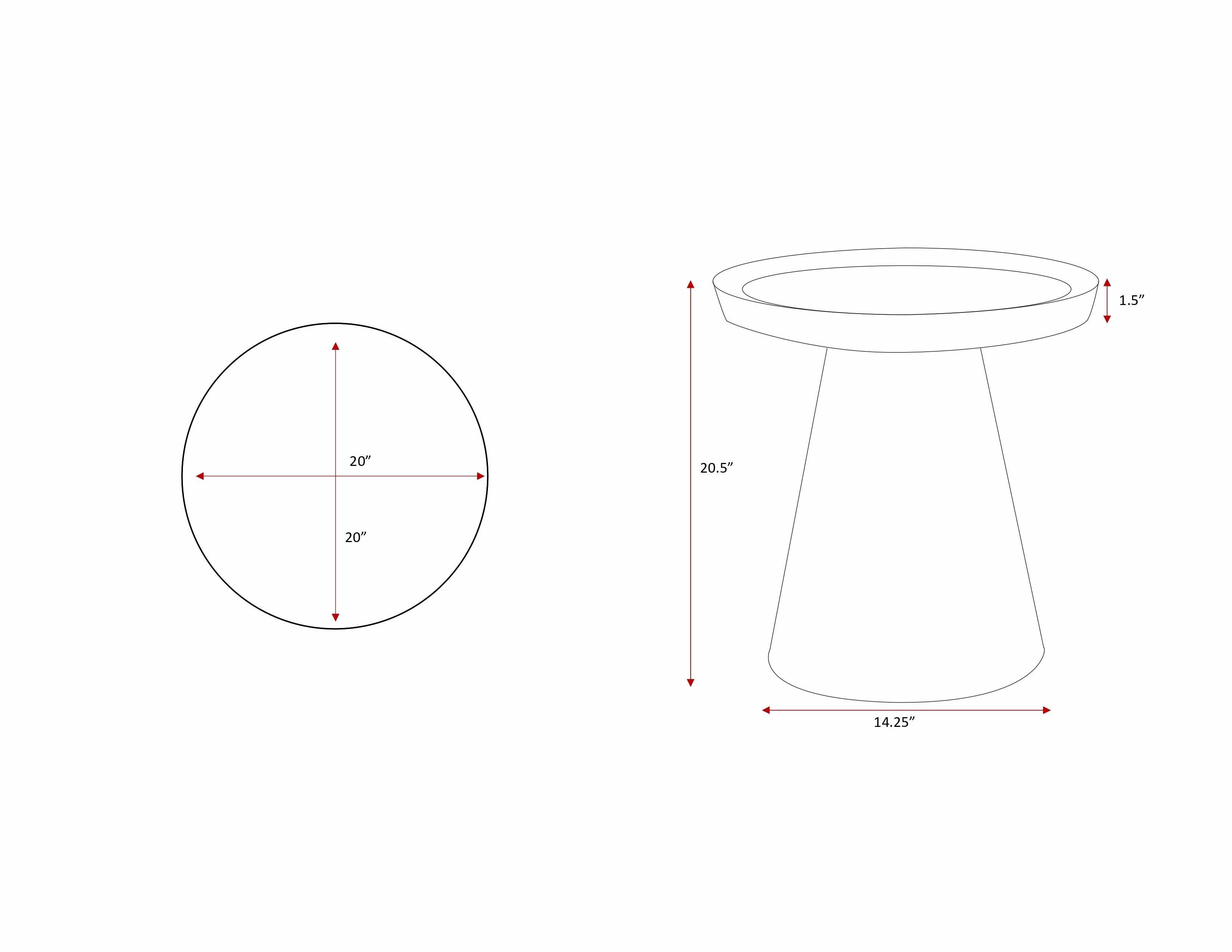 The Vega End Table