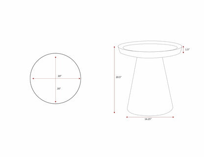 The Vega End Table