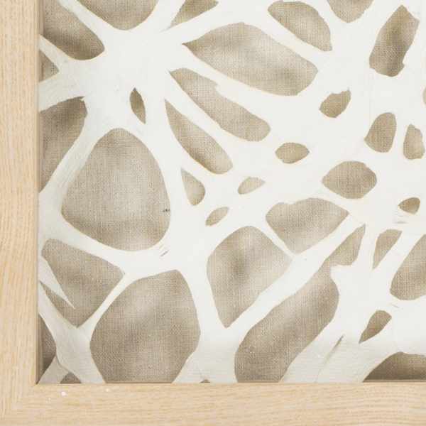 Abstract Intriguing Cream Wall Art Piece