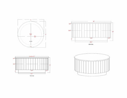 The Creston Coffee Table