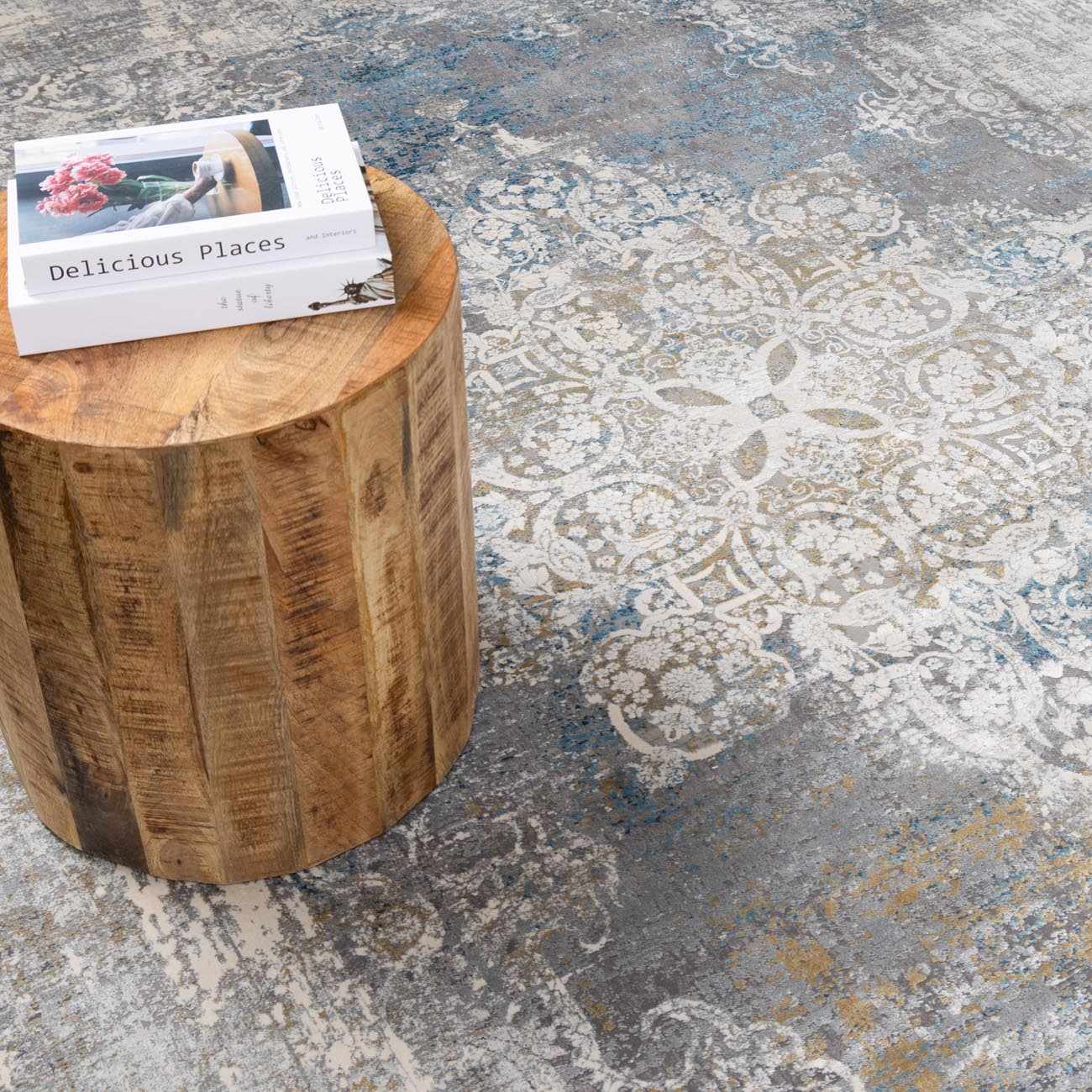 The Calion Faux Silk Rug