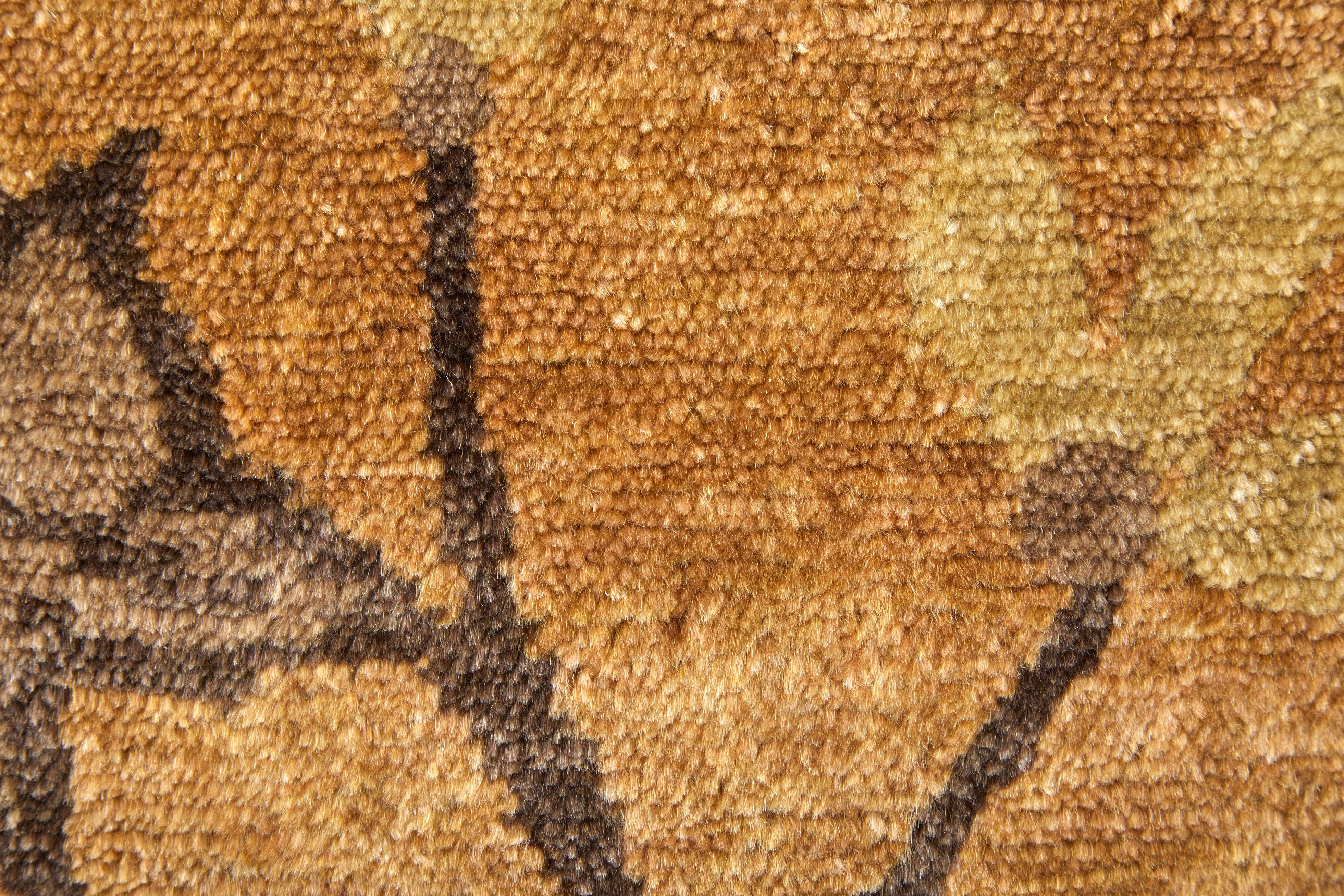 Cordonnet Transitional Floral & Botanical - Brown/Orange