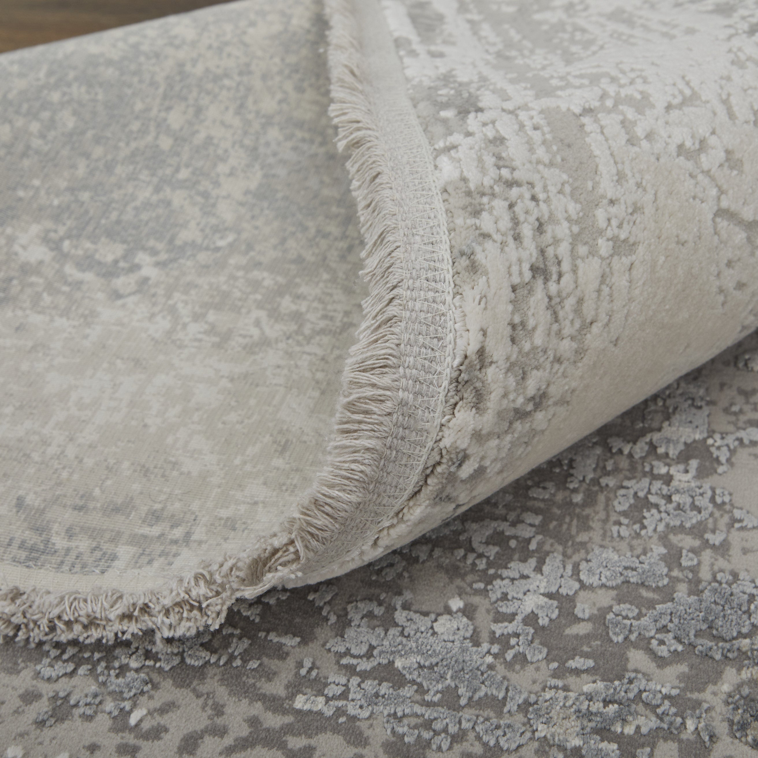 Cadiz Modern Abstract - Taupe/Gray/Silver Area Rug
