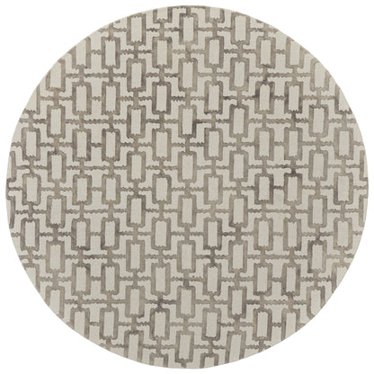 Lorrain Modern Geometric - Ivory/Taupe Area Rug