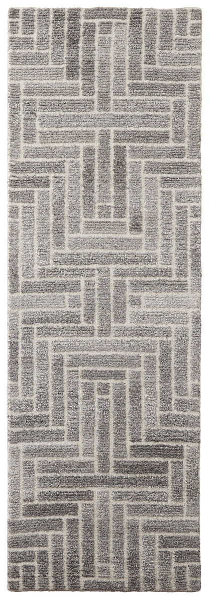 Asher Transitional Geometric - Taupe/Gray/Tan