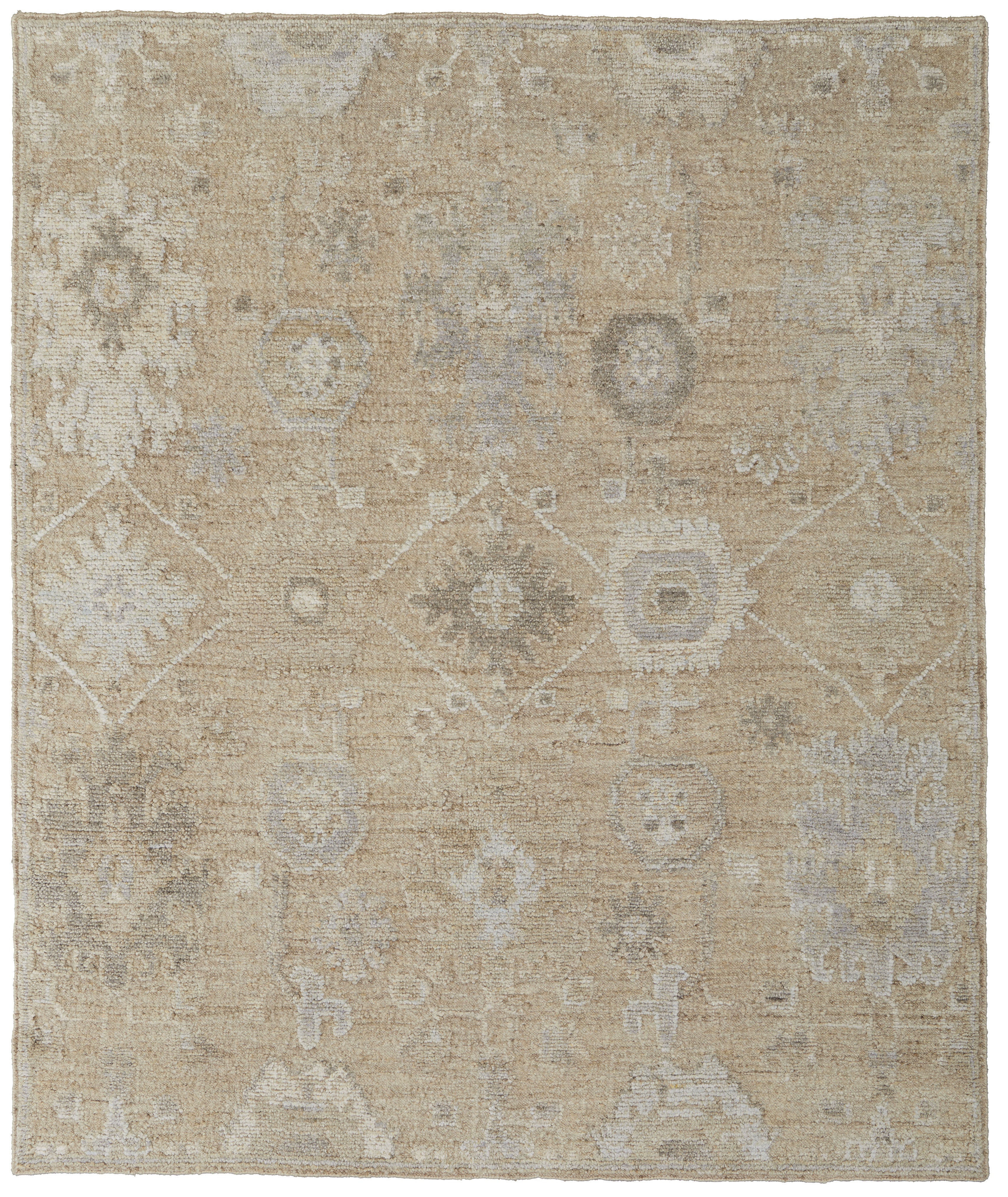 Grafton Transitional Floral & Botanical - Tan/Gray/Ivory Area Rug