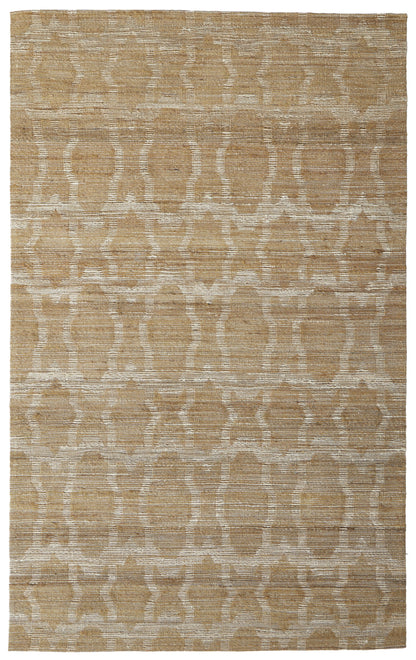 Lilliana Transitional Geometric - Tan/Ivory/Gold
