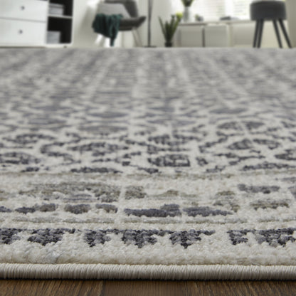 Kano Transitional Distressed - Ivory/Taupe/Gray Area Rug