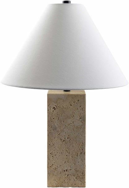 Limoges Travertine Table Lamp