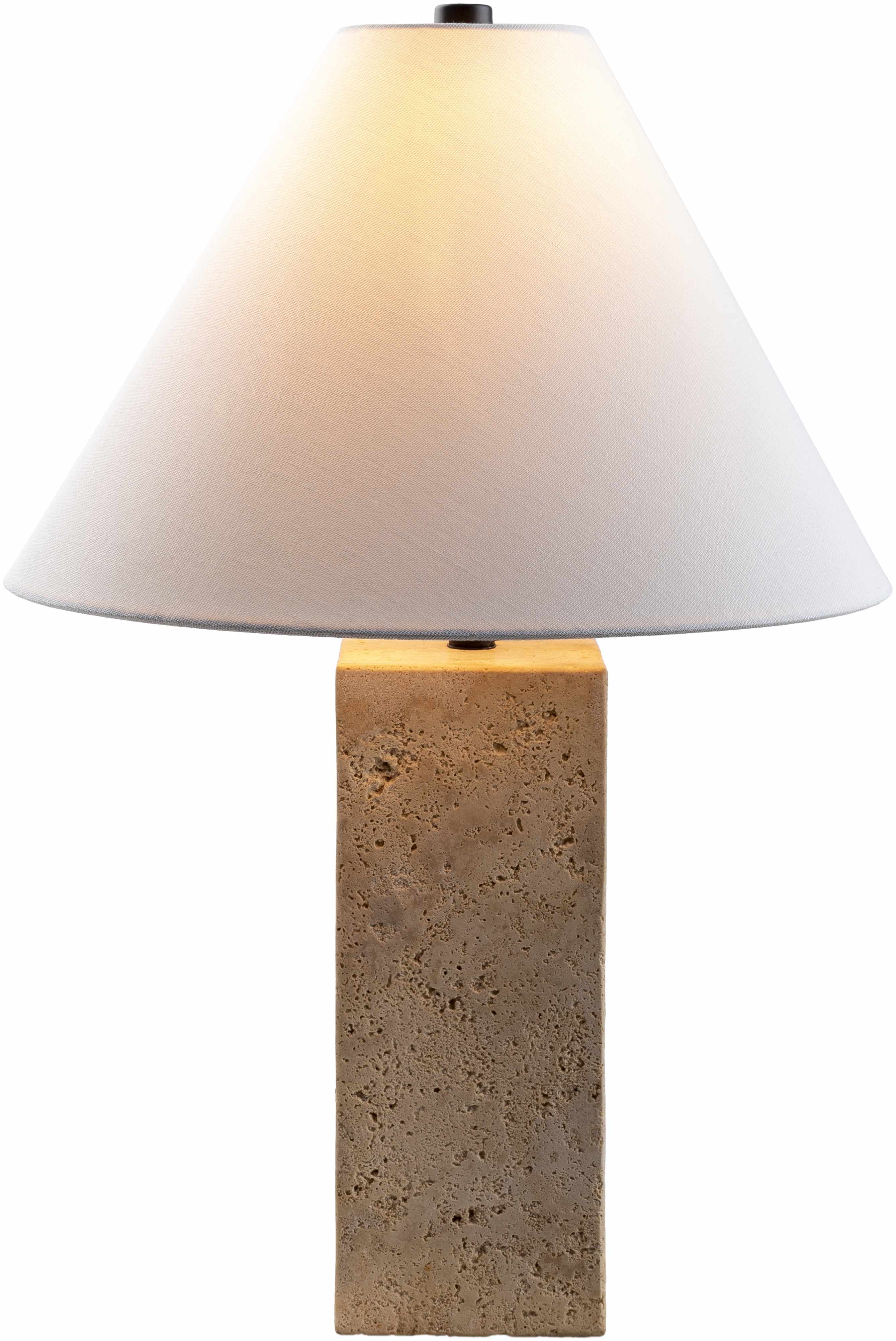 Limoges Travertine Table Lamp