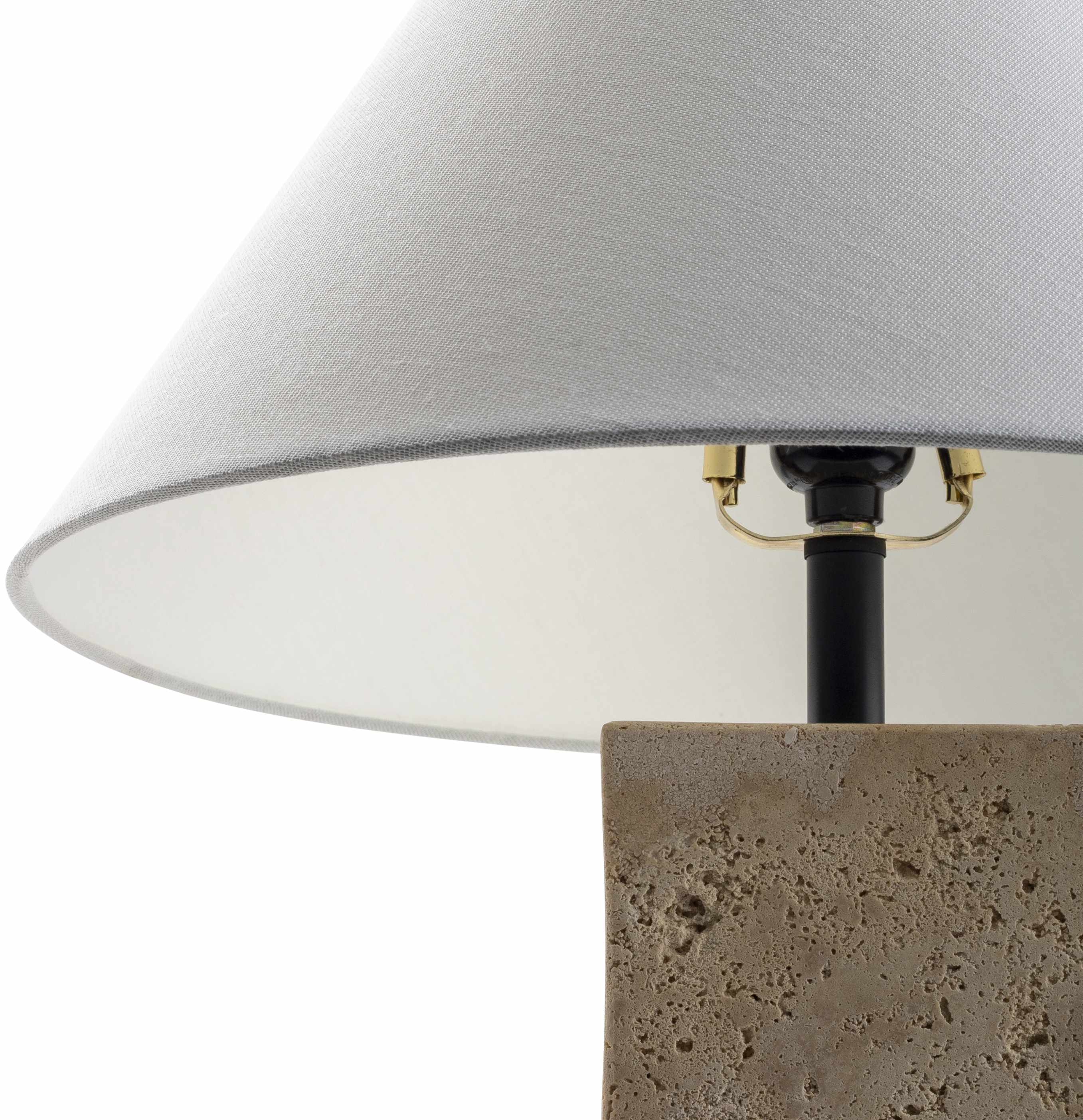 Limoges Travertine Table Lamp