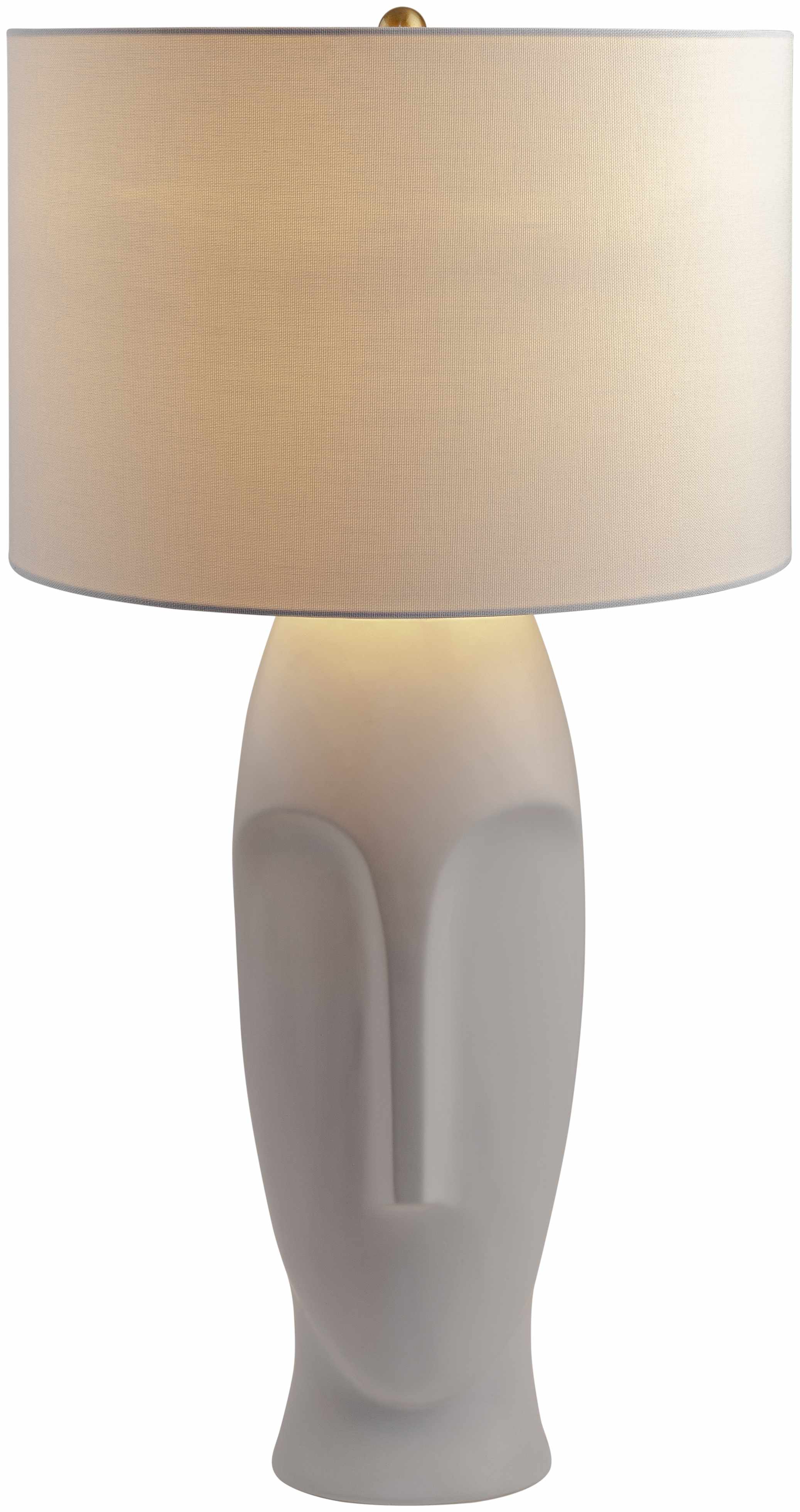 Cairo White Table Lamp
