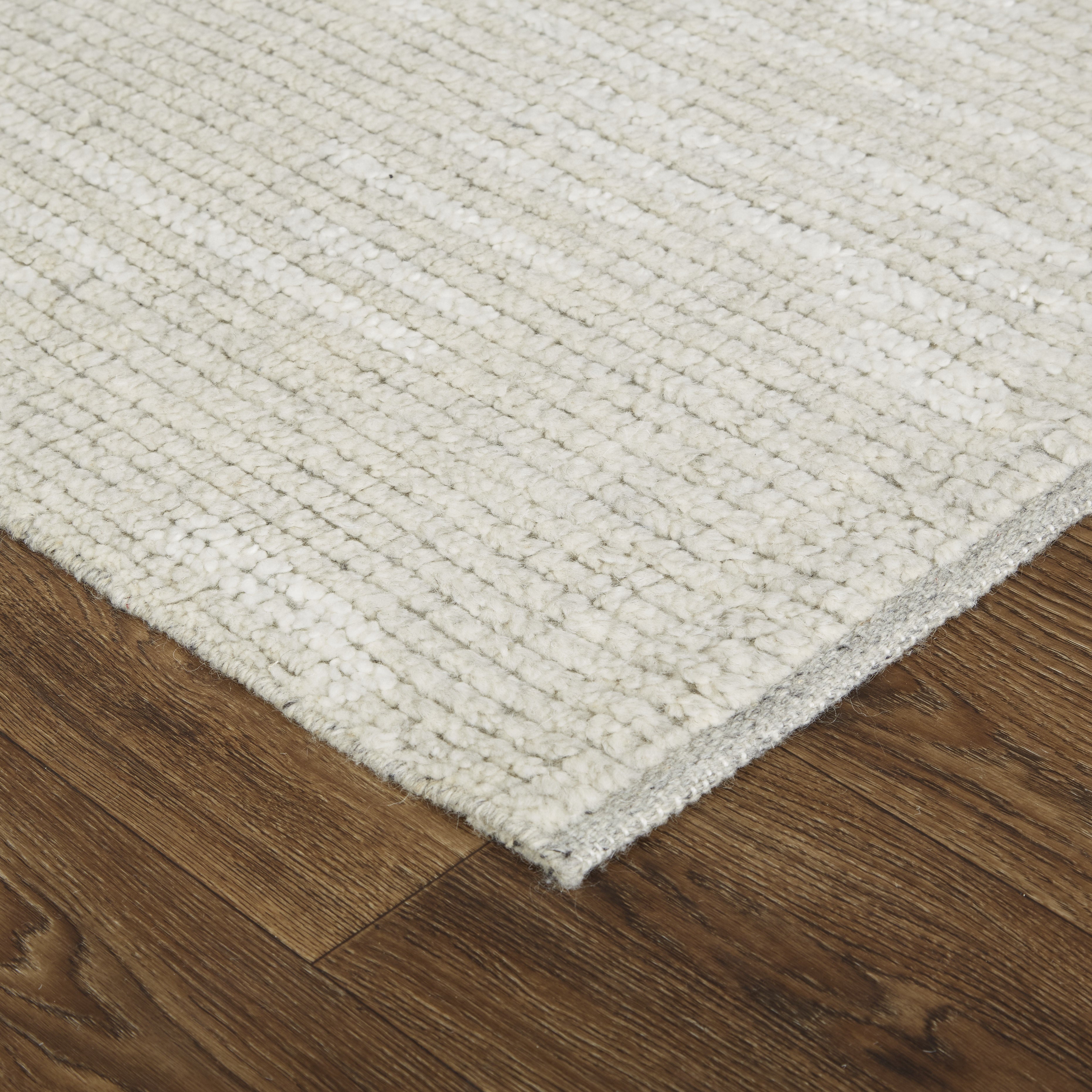 Alford Modern Solid - Ivory/Tan Area Rug