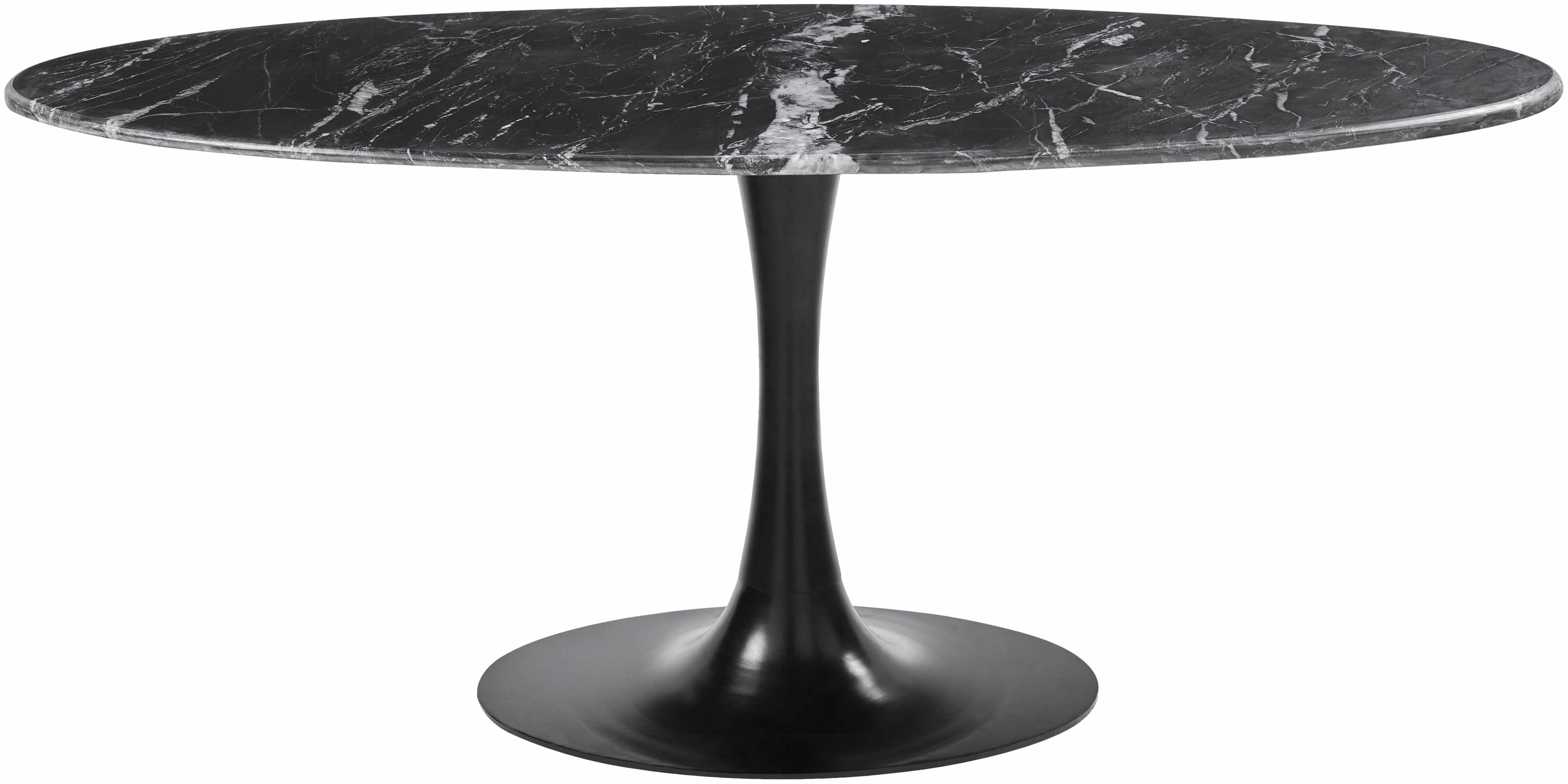 Riga Black Marble Dining Table
