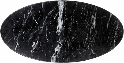 Riga Black Marble Dining Table