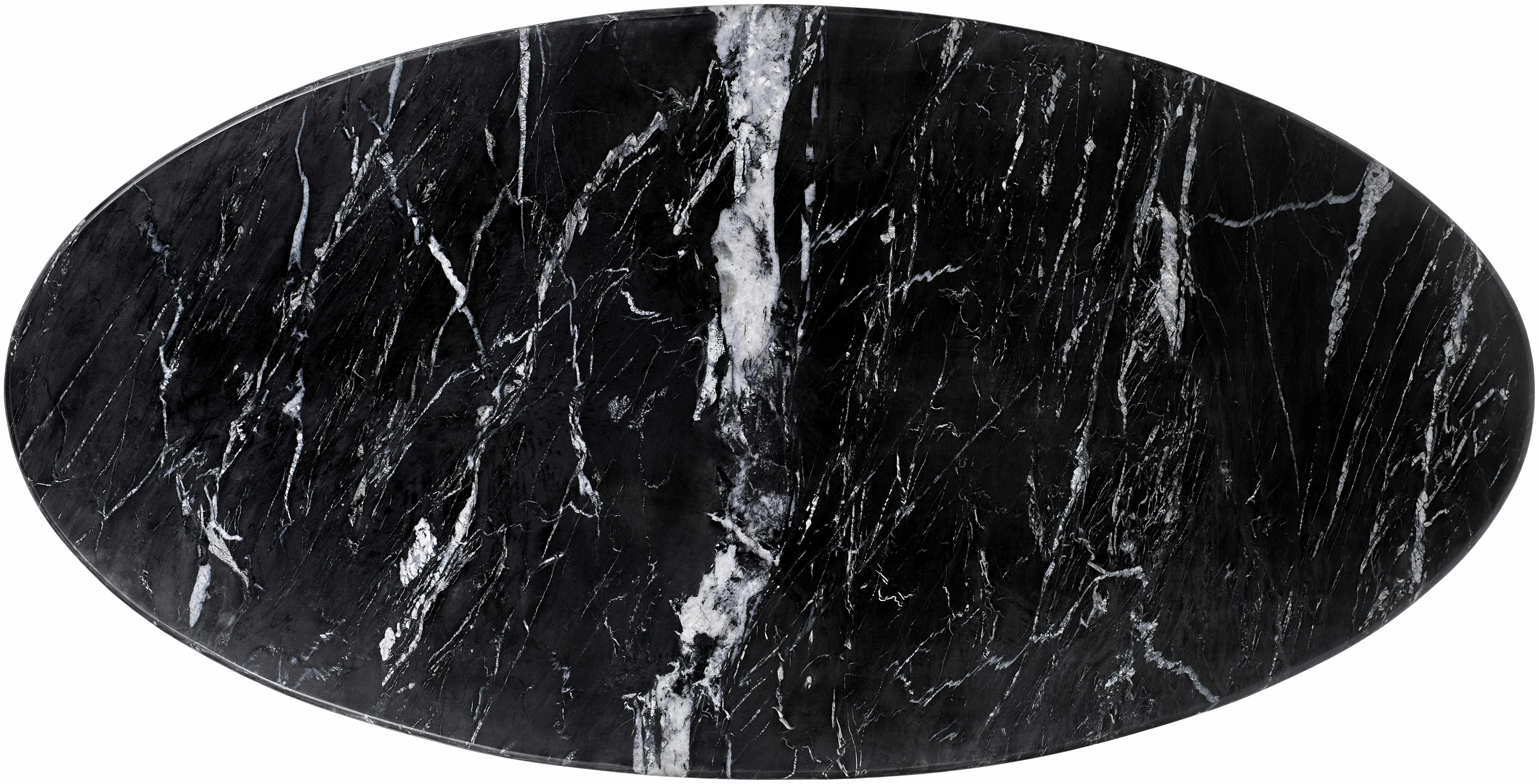 Riga Black Marble Dining Table