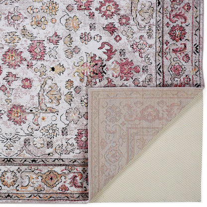 Armant Traditional Oriental - Ivory/Pink/Gray