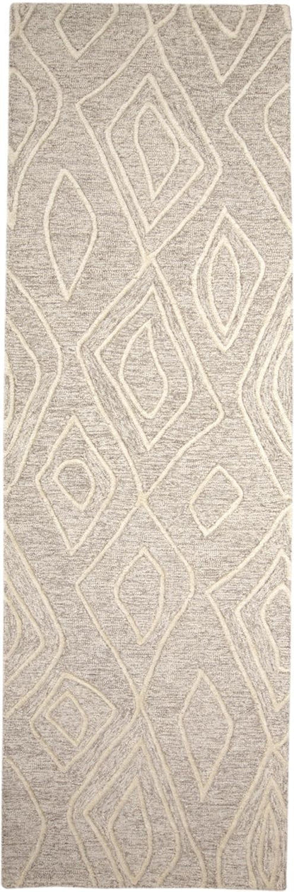 Enzo Transitional Diamond - Tan/Ivory Area Rug