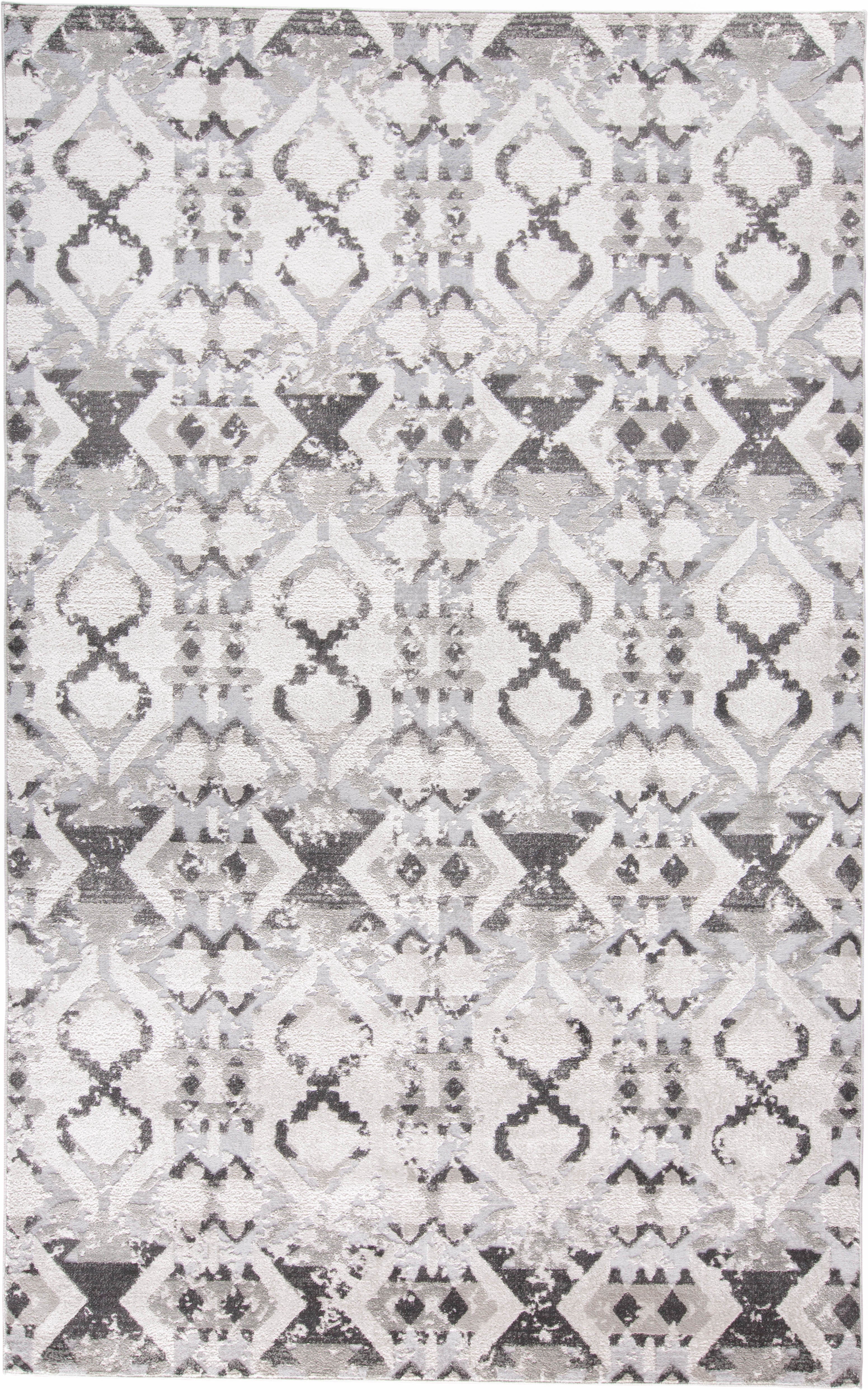 Prasad Modern Geometric - Ivory/Gray