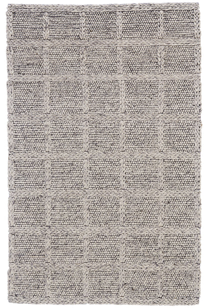 Berkeley Transitional Solid - Ivory/Gray Area Rug