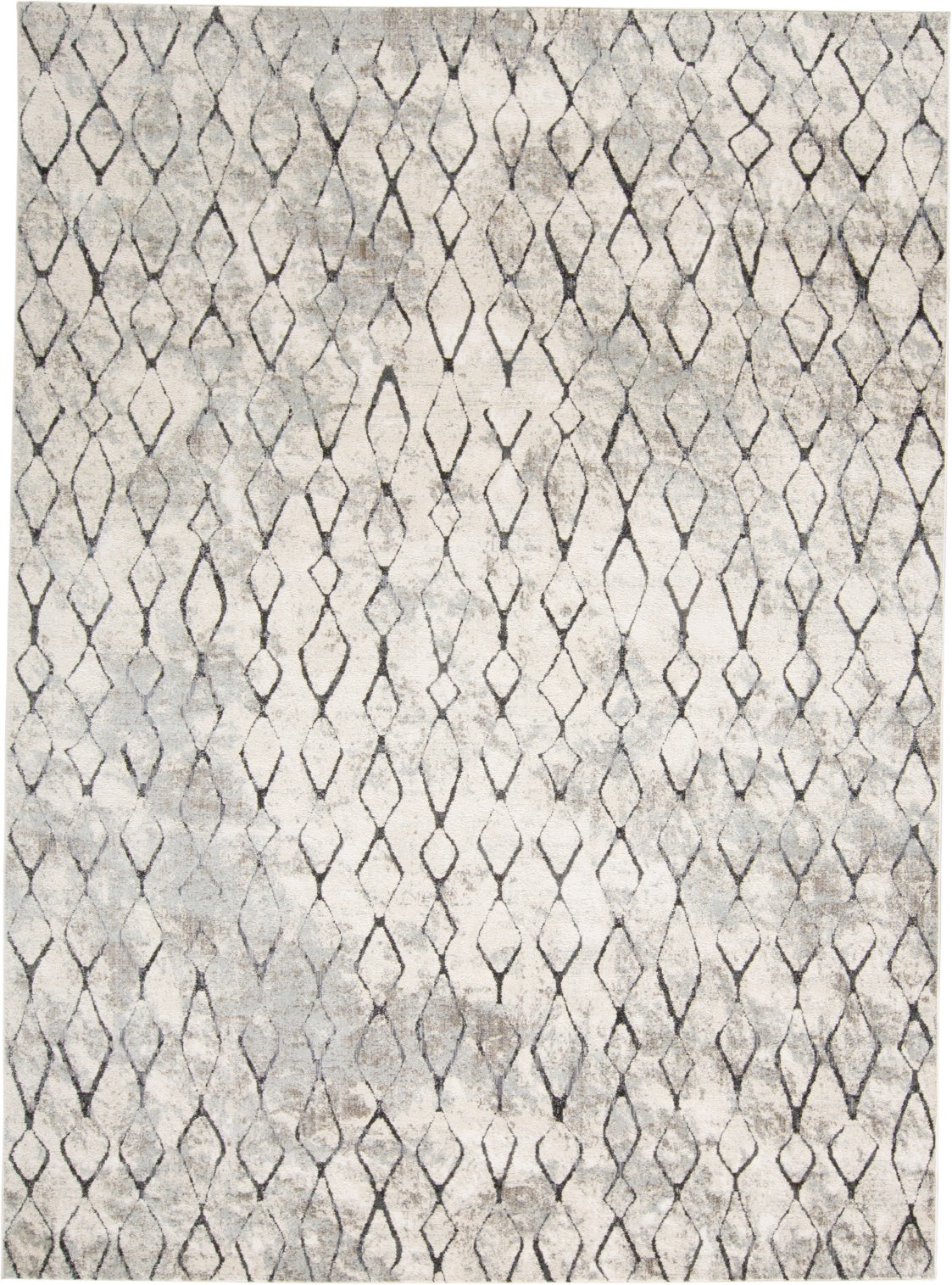 Kano Transitional Diamond - Ivory/Gray/Taupe Area Rug